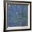 Nymphéas bleus-Claude Monet-Framed Giclee Print