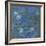 Nymphéas bleus-Claude Monet-Framed Giclee Print