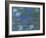 Nymphéas bleus-Claude Monet-Framed Giclee Print