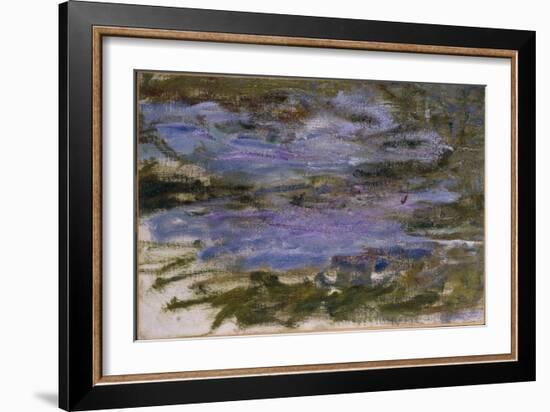 Nympheas, c.1917-18-Claude Monet-Framed Giclee Print