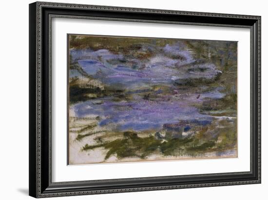 Nympheas, c.1917-18-Claude Monet-Framed Giclee Print