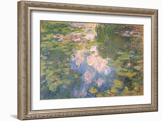 Nympheas, c.1919-22-Claude Monet-Framed Premium Giclee Print