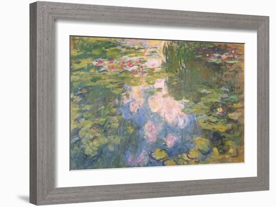 Nympheas, c.1919-22-Claude Monet-Framed Giclee Print