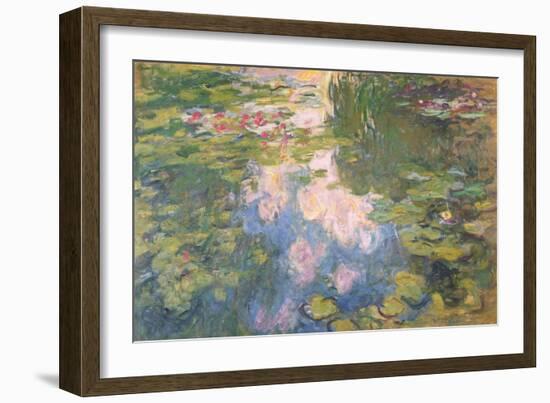 Nympheas, c.1919-22-Claude Monet-Framed Giclee Print