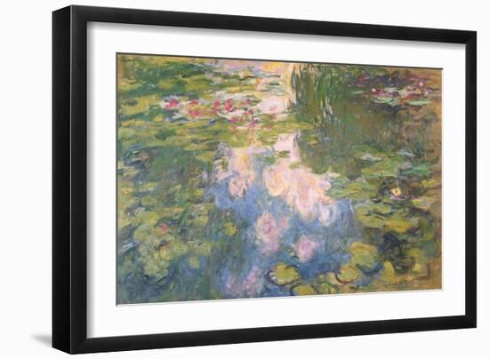 Nympheas, c.1919-22-Claude Monet-Framed Giclee Print