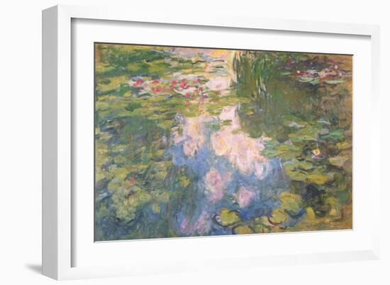 Nympheas, c.1919-22-Claude Monet-Framed Giclee Print