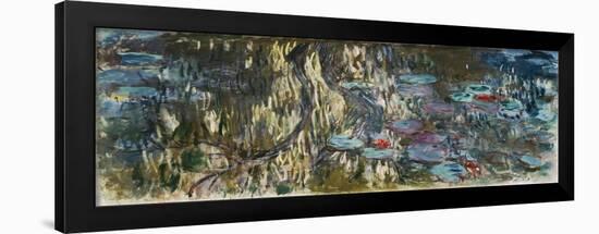 Nymphéas (Reflets De Saule), 1916-1919-Claude Monet-Framed Giclee Print