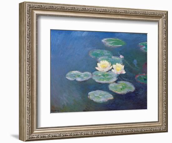 Nympheas: Sun Effects-Claude Monet-Framed Giclee Print