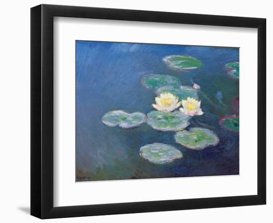 Nympheas: Sun Effects-Claude Monet-Framed Giclee Print