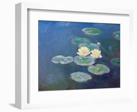 Nympheas: Sun Effects-Claude Monet-Framed Giclee Print