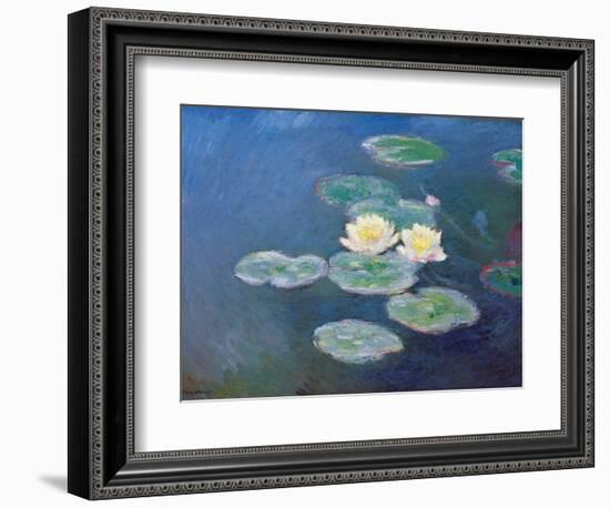 Nympheas: Sun Effects-Claude Monet-Framed Giclee Print