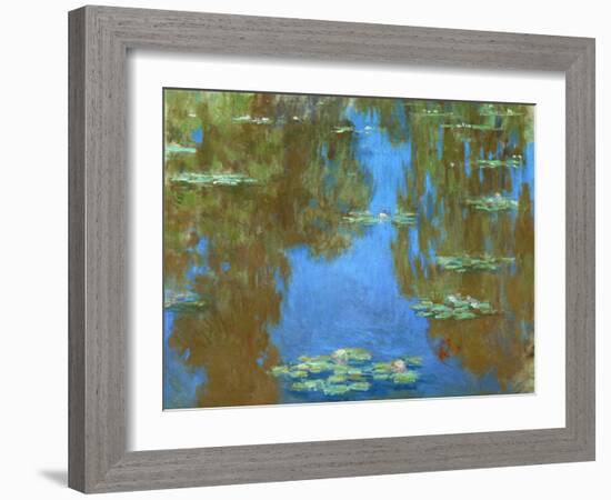 Nympheas (Waterlilies), 1903-Claude Monet-Framed Giclee Print