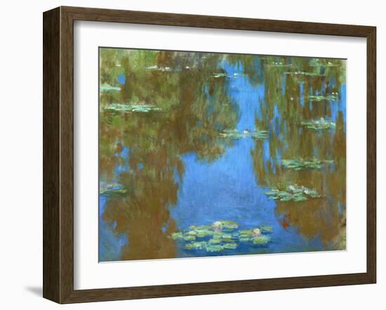 Nympheas (Waterlilies), 1903-Claude Monet-Framed Giclee Print