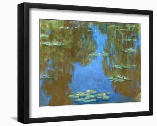 Nympheas (Waterlilies), 1903-Claude Monet-Framed Giclee Print