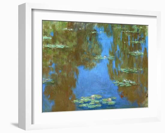 Nympheas (Waterlilies), 1903-Claude Monet-Framed Giclee Print