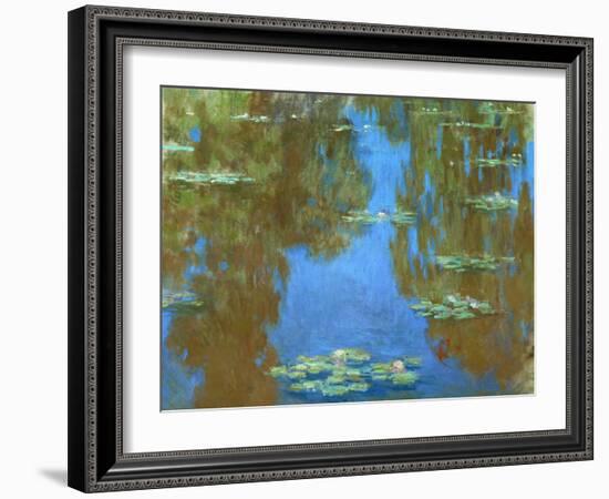 Nympheas (Waterlilies), 1903-Claude Monet-Framed Giclee Print