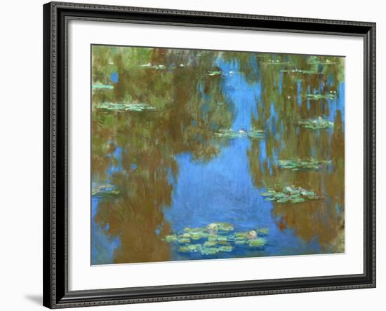 Nympheas (Waterlilies), 1903-Claude Monet-Framed Giclee Print