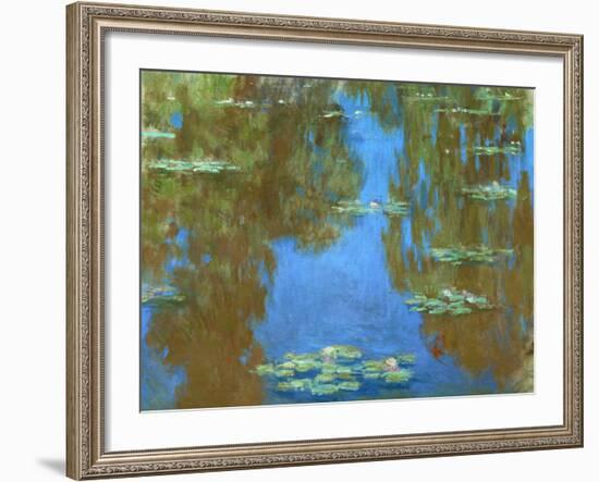 Nympheas (Waterlilies), 1903-Claude Monet-Framed Giclee Print