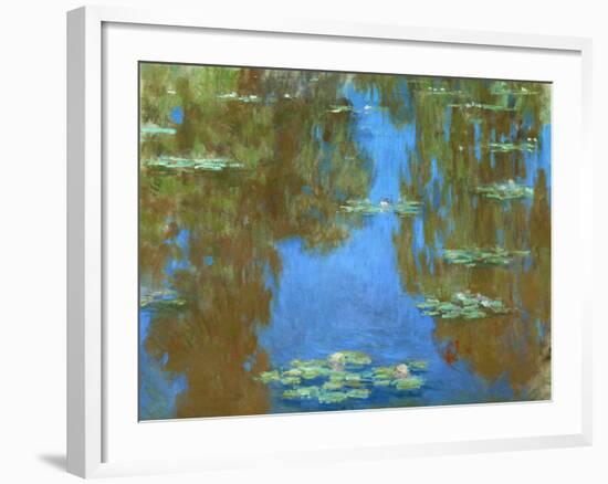 Nympheas (Waterlilies), 1903-Claude Monet-Framed Giclee Print