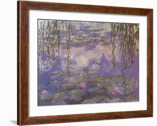 Nympheas-Claude Monet-Framed Art Print