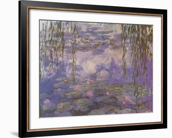 Nympheas-Claude Monet-Framed Art Print