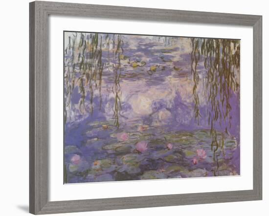 Nympheas-Claude Monet-Framed Art Print