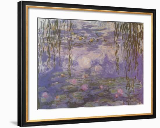 Nympheas-Claude Monet-Framed Art Print