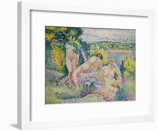 Nymphes. 1906-Henri Edmond Cross-Framed Giclee Print