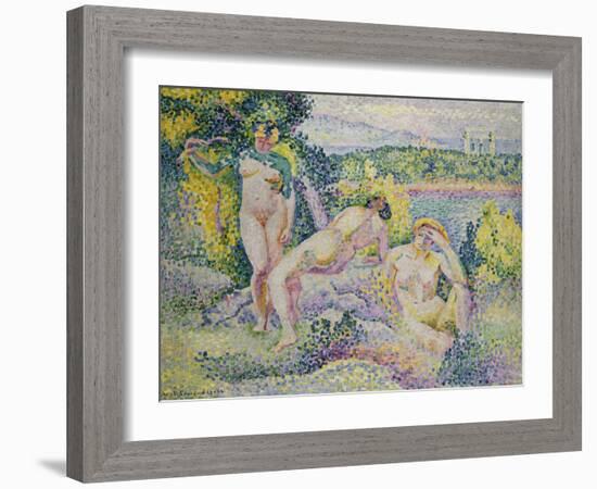 Nymphes, 1906-Henri Edmond Cross-Framed Giclee Print