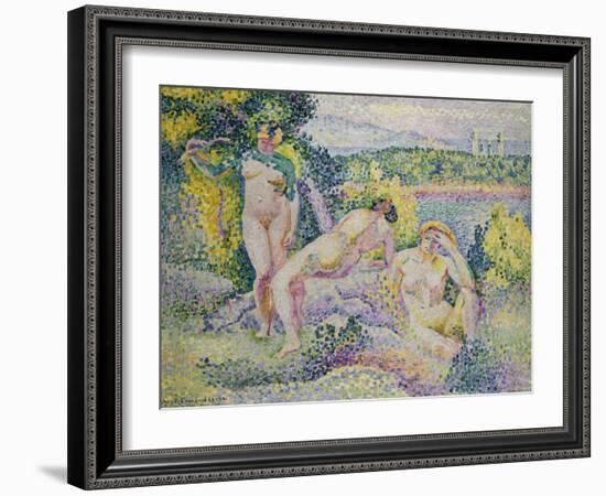 Nymphes, 1906-Henri Edmond Cross-Framed Giclee Print