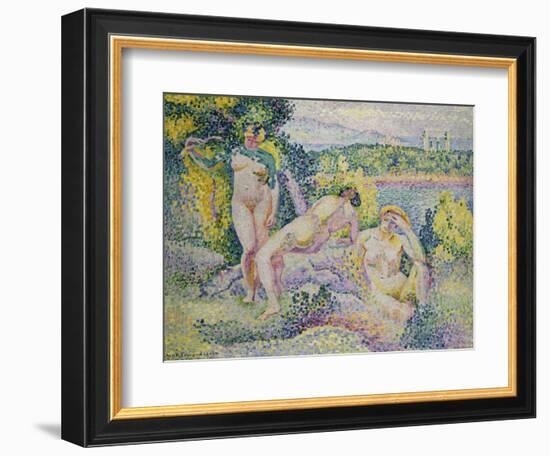 Nymphes, 1906-Henri Edmond Cross-Framed Giclee Print