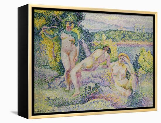 Nymphes, 1906-Henri Edmond Cross-Framed Premier Image Canvas