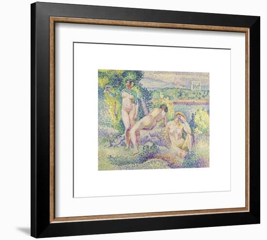 Nymphes-Henri Edmond Cross-Framed Premium Giclee Print