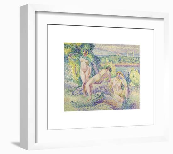 Nymphes-Henri Edmond Cross-Framed Premium Giclee Print