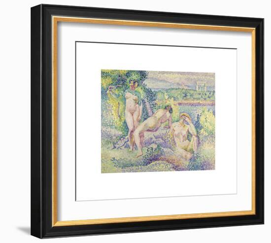 Nymphes-Henri Edmond Cross-Framed Premium Giclee Print