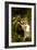 Nymphs and Satyr-William Adolphe Bouguereau-Framed Art Print