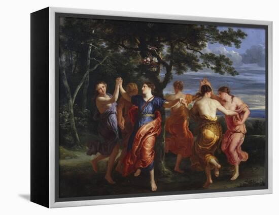 Nymphs Dancing around a Tree-Erasmus Quellinus-Framed Premier Image Canvas