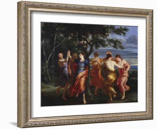 Nymphs Dancing around a Tree-Erasmus Quellinus-Framed Giclee Print