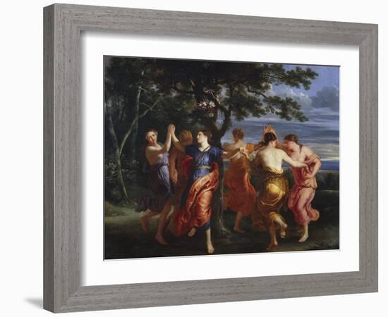 Nymphs Dancing around a Tree-Erasmus Quellinus-Framed Giclee Print