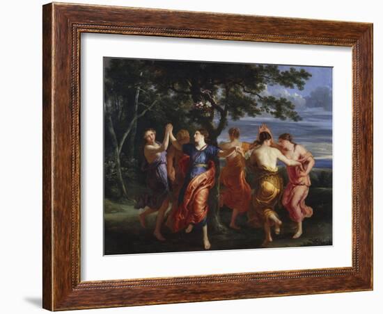 Nymphs Dancing around a Tree-Erasmus Quellinus-Framed Giclee Print