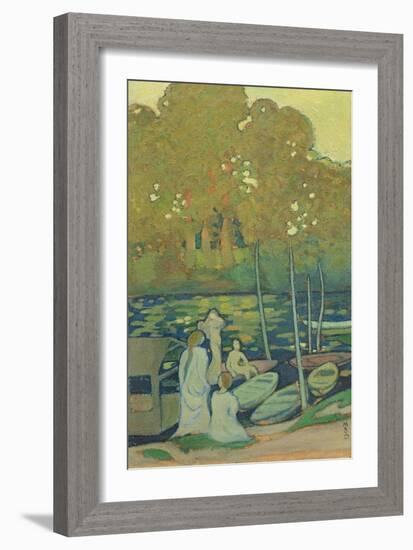 Nymphs, or The Seine at Port-Marly, C. 1890-Maurice Denis-Framed Giclee Print