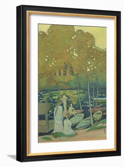 Nymphs, or The Seine at Port-Marly, C. 1890-Maurice Denis-Framed Giclee Print