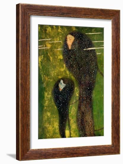 Nymphs (Silver Fis), 1899-Gustav Klimt-Framed Giclee Print