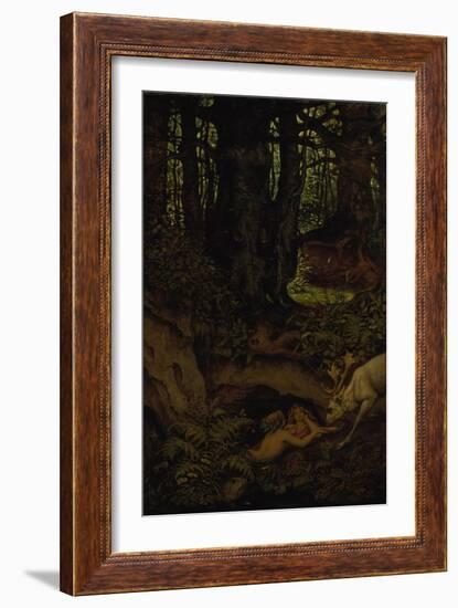 Nymps in the Forest Spring, ca. 1846-Moritz Von Schwind-Framed Giclee Print