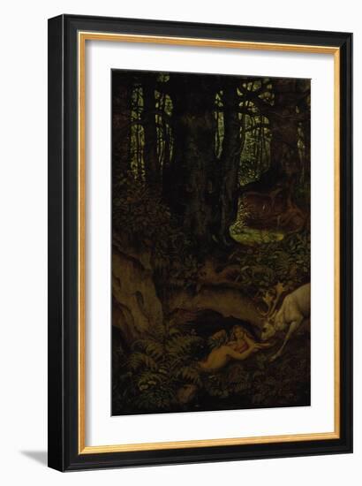 Nymps in the Forest Spring, ca. 1846-Moritz Von Schwind-Framed Giclee Print