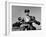 NYPD Motorcycle Cop Francis Kennedy Patrolling the Streets on His Bike-Carl Mydans-Framed Photographic Print