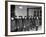 NYPD Officers Lining Up for Roll Call at the 25th Precinct-Carl Mydans-Framed Premium Photographic Print