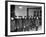 NYPD Officers Lining Up for Roll Call at the 25th Precinct-Carl Mydans-Framed Premium Photographic Print