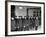 NYPD Officers Lining Up for Roll Call at the 25th Precinct-Carl Mydans-Framed Premium Photographic Print