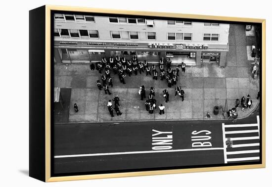 NYPD Officers-null-Framed Stretched Canvas